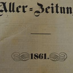 (c) Stadtarchiv, Aller-Zeitung JG 1861