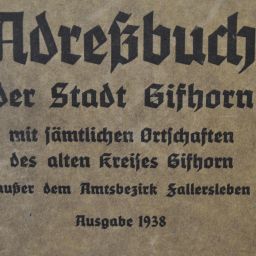 (c) Stadtarchiv, Adressbuch der Stadt Gifhorn 1938
