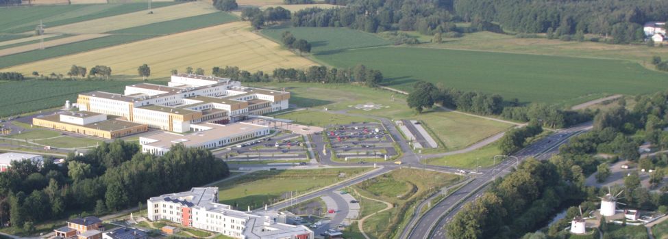 Klinikum Gifhorn im Norden der Stadt, Quelle: Keller Luftfoto