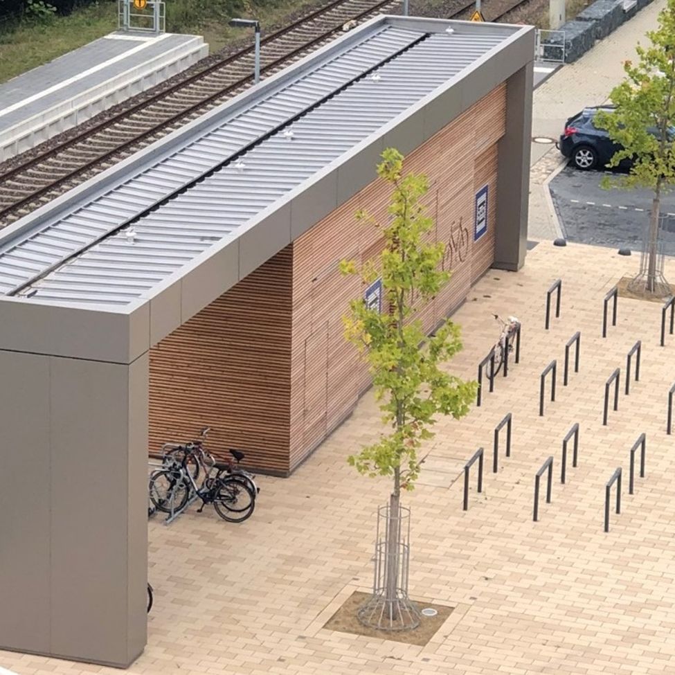 Fahrradsammelgarage Bahnhof Gifhorn Stadt