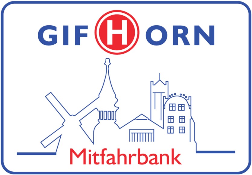 Mitfahrbank Gifhorn - Schild