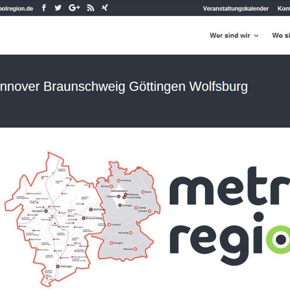Metropolregion Hannover Braunschweig Göttingen Wolfsburg