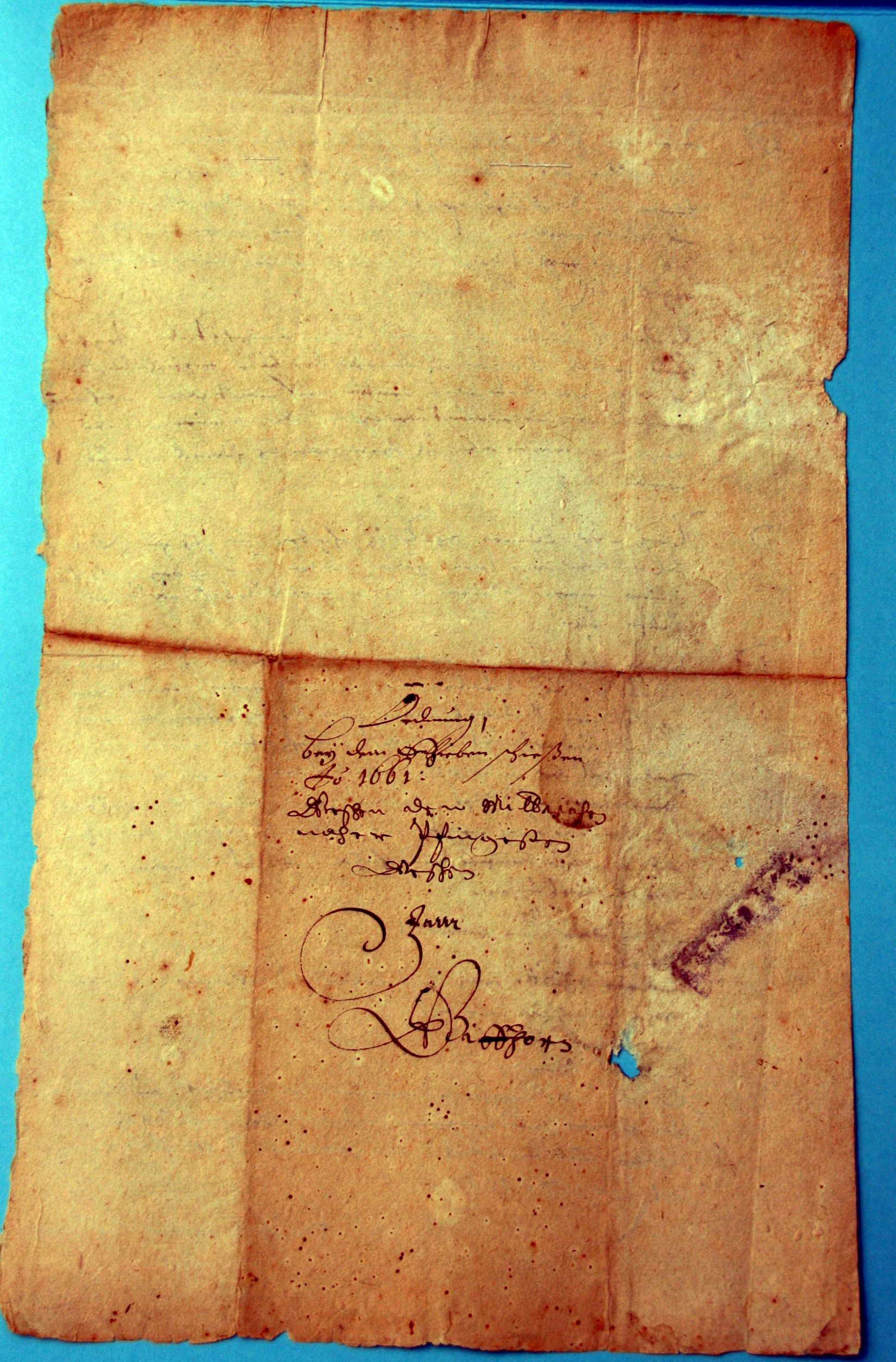 (c) Stadtarchiv, Schützenordnung Bl.4 1661
