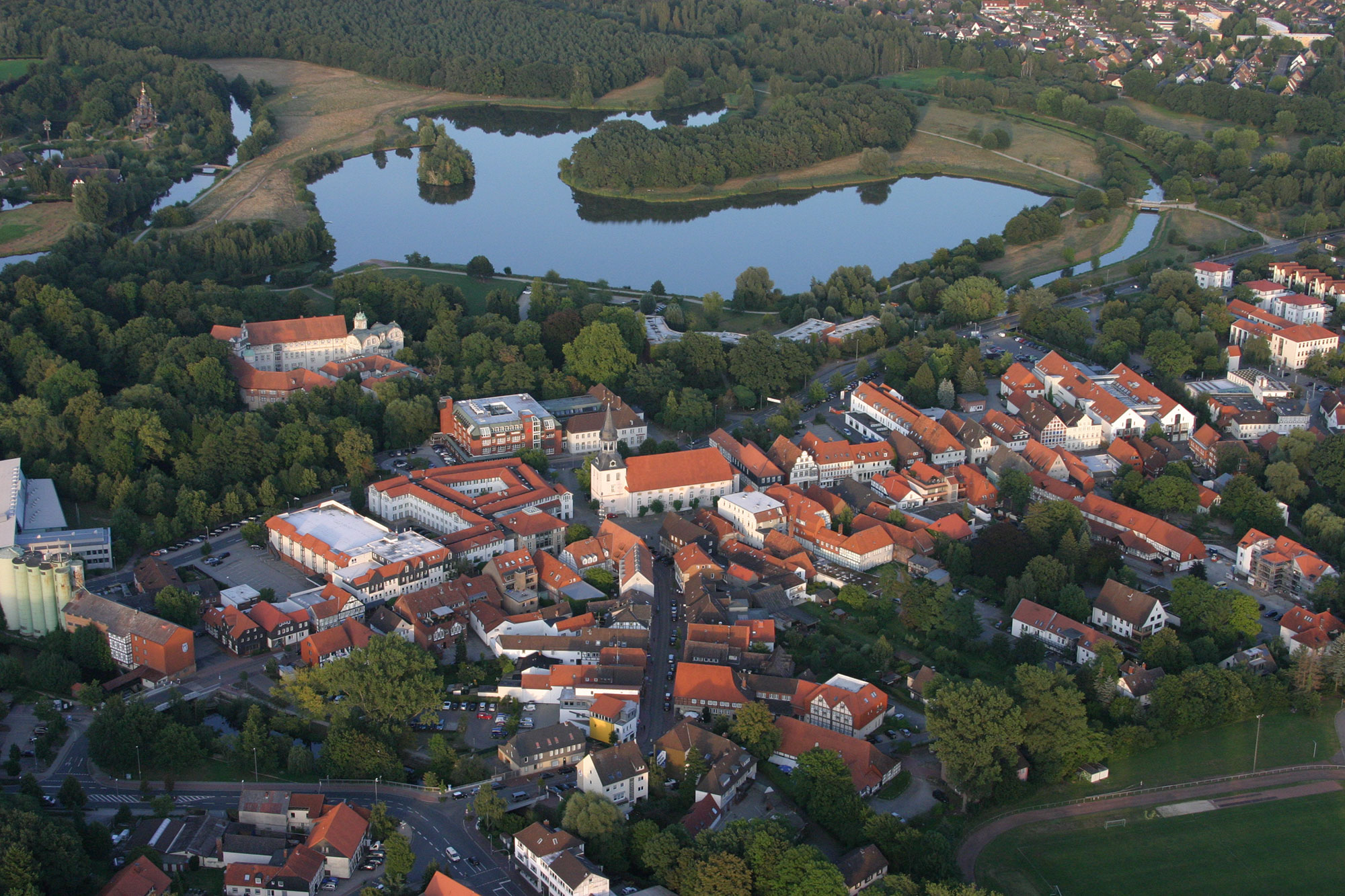 Kernstadt Gifhorn, Quelle: Keller-Luftfoto