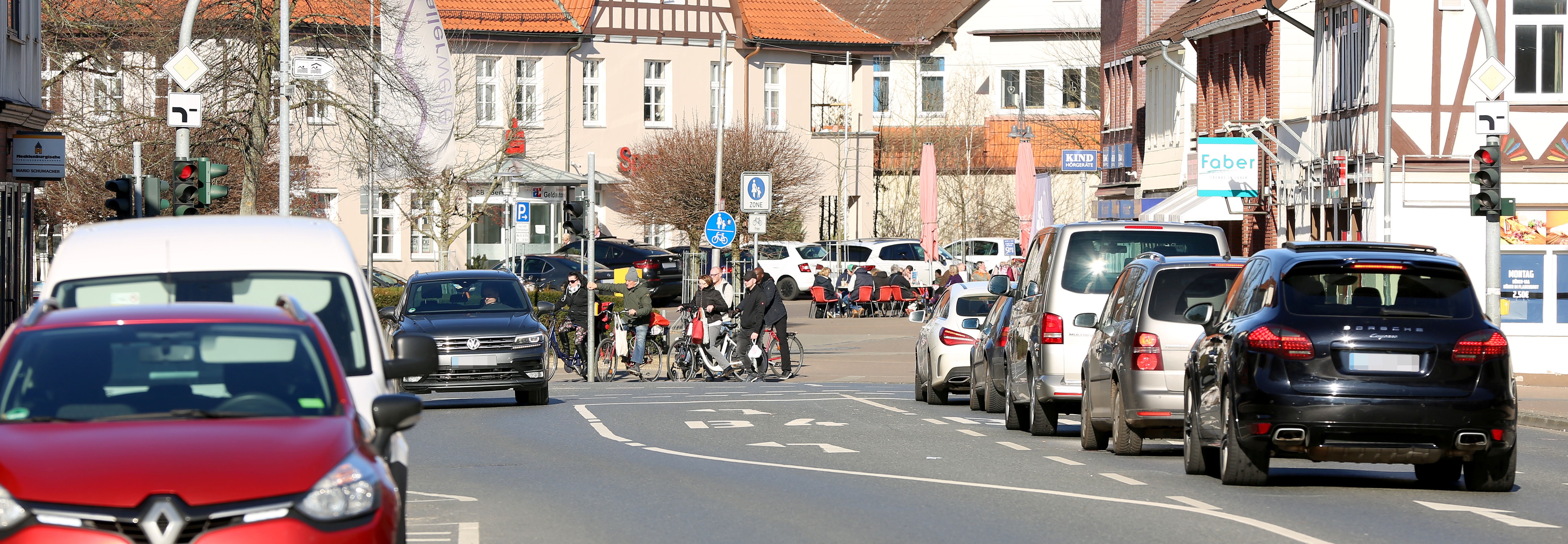 Verkehrssituation am Schillerplatz